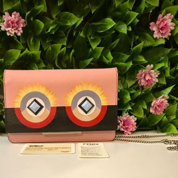 Fendi Monster Hypnotic Eye Crossbody Handbag Bag - Picture 2 of 13